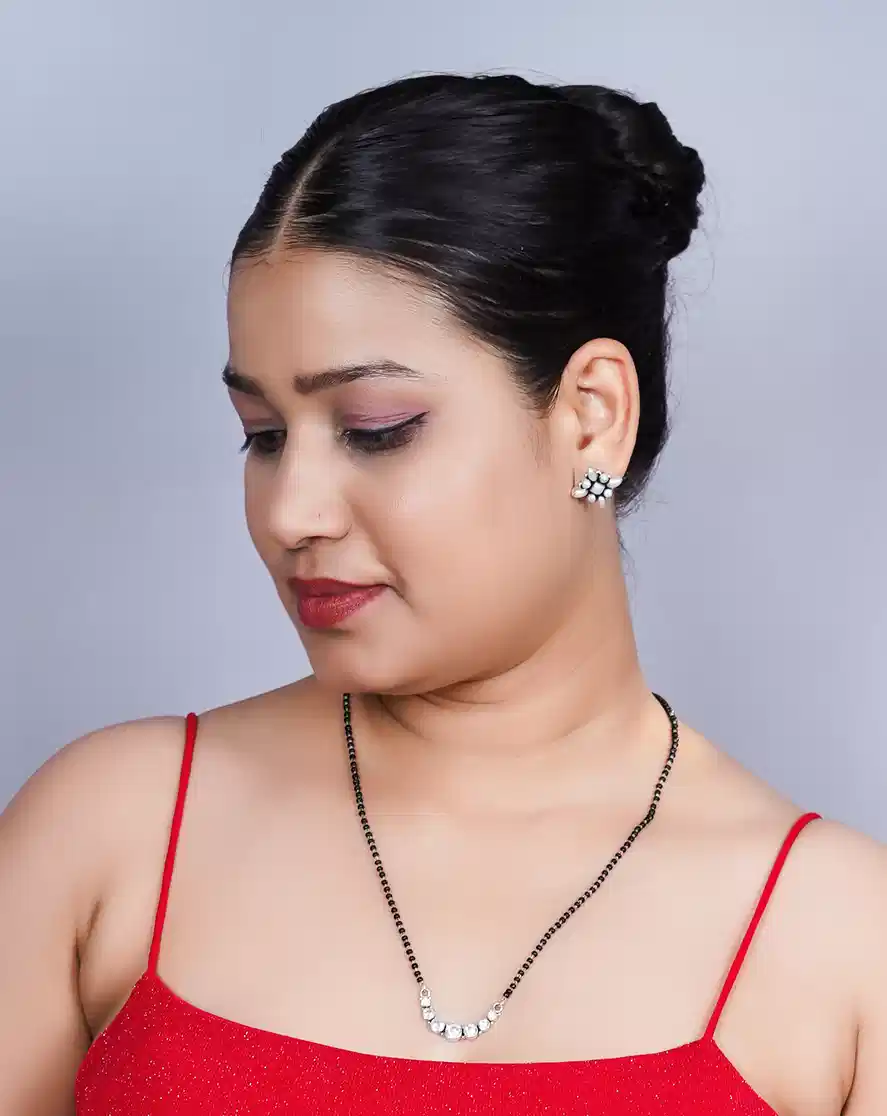 Forever Radiance” Silver Mangalsutra